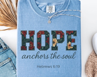 Comfort Colors® Bible Verse Shirt, Cute Christian Shirt For Women,Jesus Shirt,Christian Gift, Christian Christmas Shirt,Love and Grace Shirt