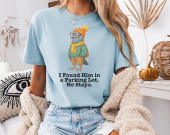 Comfort Colors Pigeon Tshirt, Funny Pigeon Shirt, Birder Tshirt, Bird Watcher Shirt, Birding Shirt