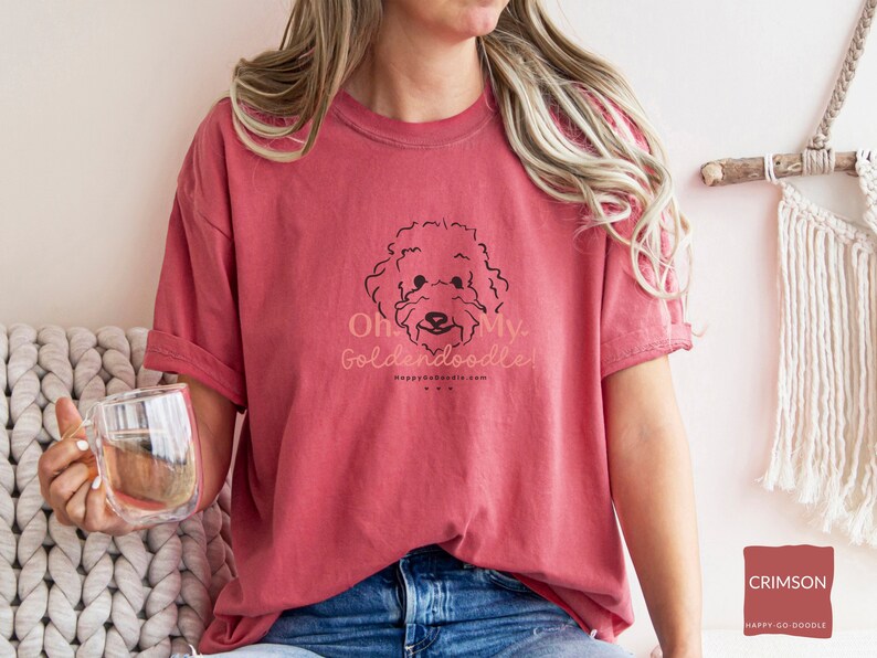 Goldendoodle Shirt Comfort Colors Goldendoodle T-shirt Goldendoodle ...