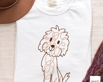 Camicia cane Doodle Colori comfort Camicia Goldendoodle Maglietta Doodle Regali Doodle dorati Mamma Goldendoodle Camicia Labradoodle Regalo mamma cane