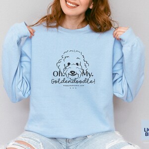 Goldendoodle Shirt Doodle Mom Sweatshirt Doodle Mom Gift Golden Doodle Mom Gift Crew Neck Sweatshirt Goldendoodle Shirt Dog Gift