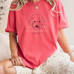 Goldendoodle Shirt Comfort Colors Goldendoodle T-Shirt Goldendoodle Gift Doodle Mom Shirt Doodle Owner Gift Dog Mom Gift