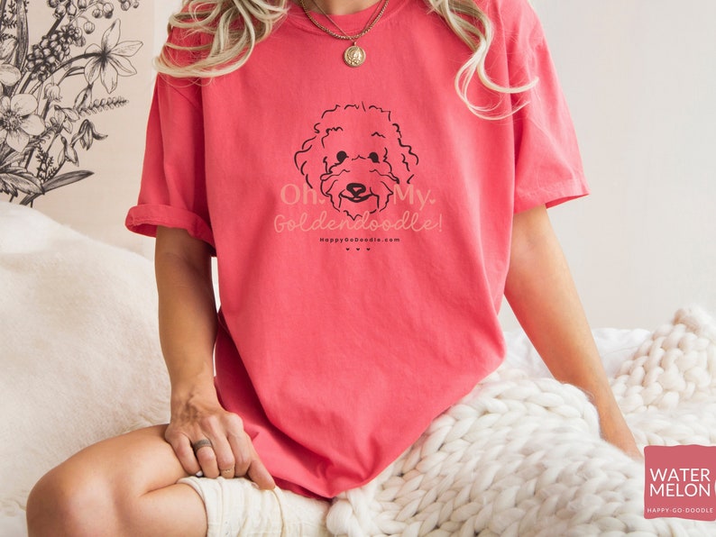 Goldendoodle Shirt Comfort Colors Goldendoodle T-shirt Goldendoodle ...