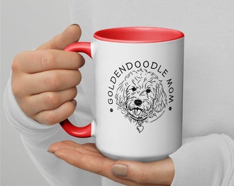 Goldendoodle Hund Mama Geschenk Kaffeebecher Goldendoodle Hundeliebhaber Kaffeebecher Doodle Hund Becher Doodle Becher Geschenk Kaffeebecher Geschenk Hund Mama Kaffeetasse