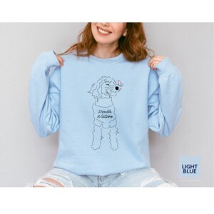 Doodle Dog Shirt Dog Sweatshirt Goldendoodle Shirt Crew Neck Sweatshirt Doodle Mom Gift Goldendoodle Mom Dog Mom Gift Golden Doodle Shirt