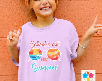 School's Out For Summer Youth Shirt, Summer Shirt, Vacation Shirt, Kids Shirt, Teen Gift, Student Gift, Student Teacher Gift For Summer