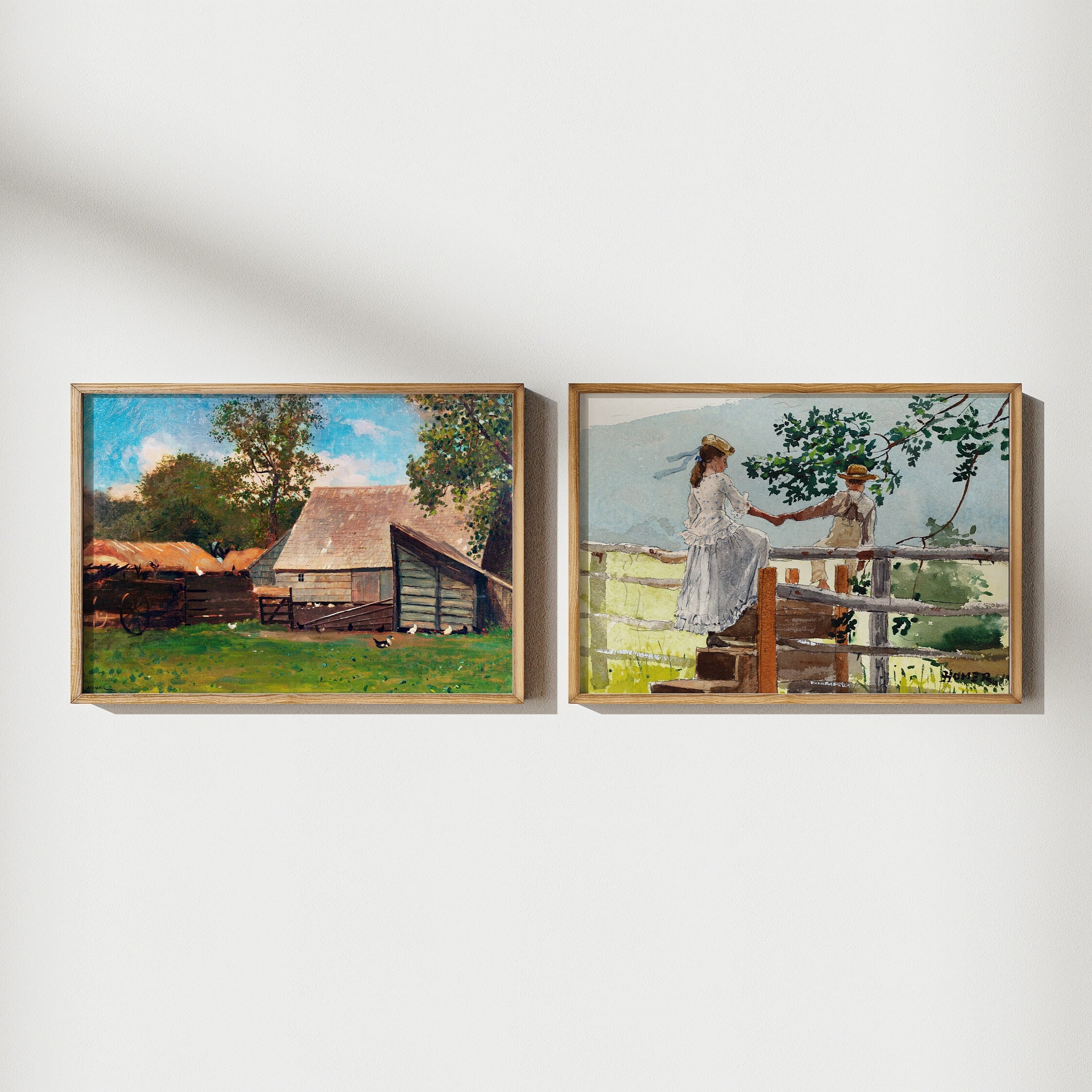 Vintage Printable Wall Art, Gallery Wall Set, Digital Landscape ...