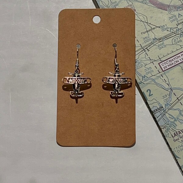 Plane Earrings Etsy