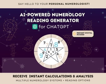 AI Powered Numerology Reading Generator | Variety of Readings | Instant Calculations & ACCURATE Results | ChatGPT
