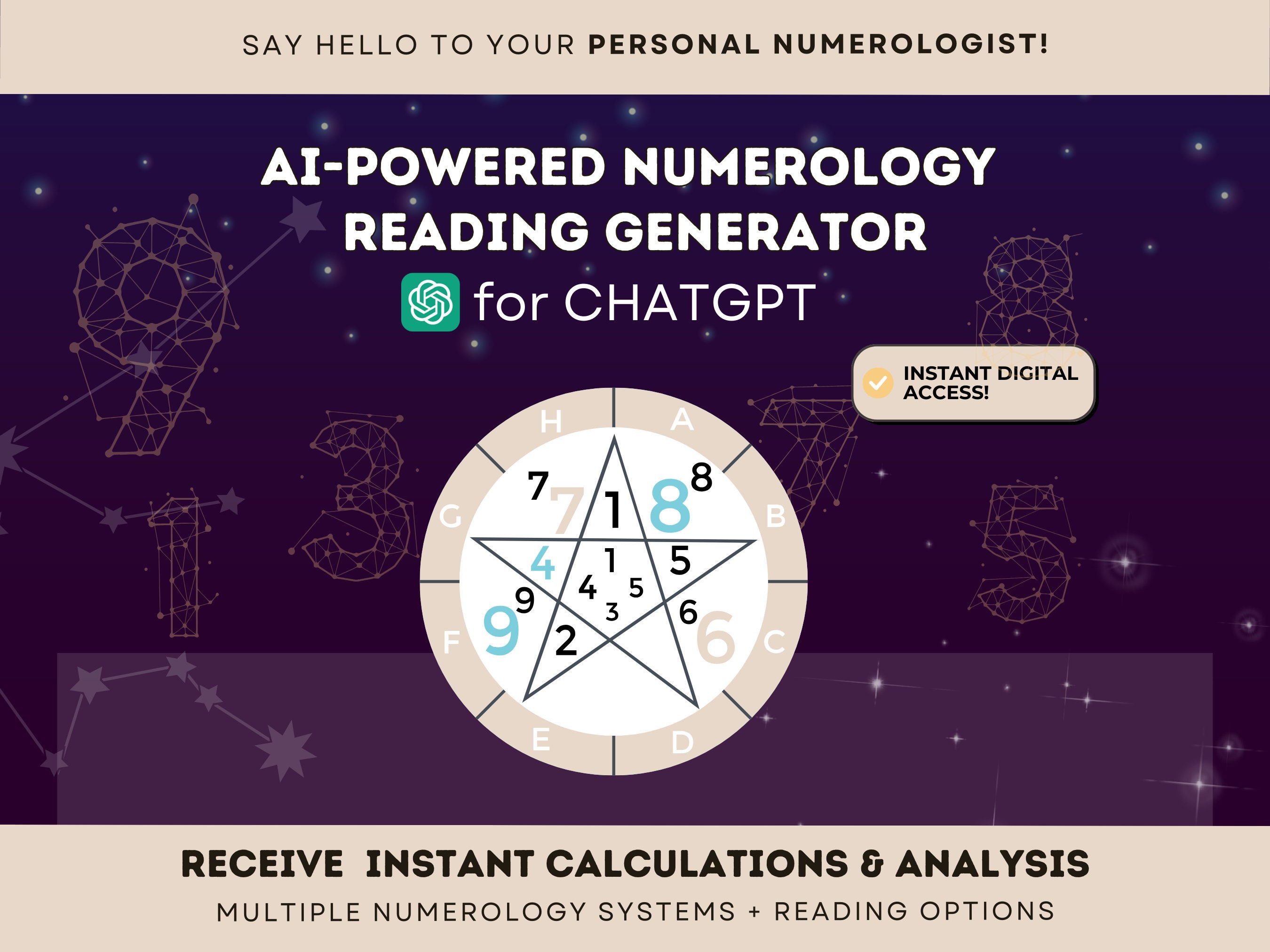 Ai powered numerology reading generator variety of readings instant
