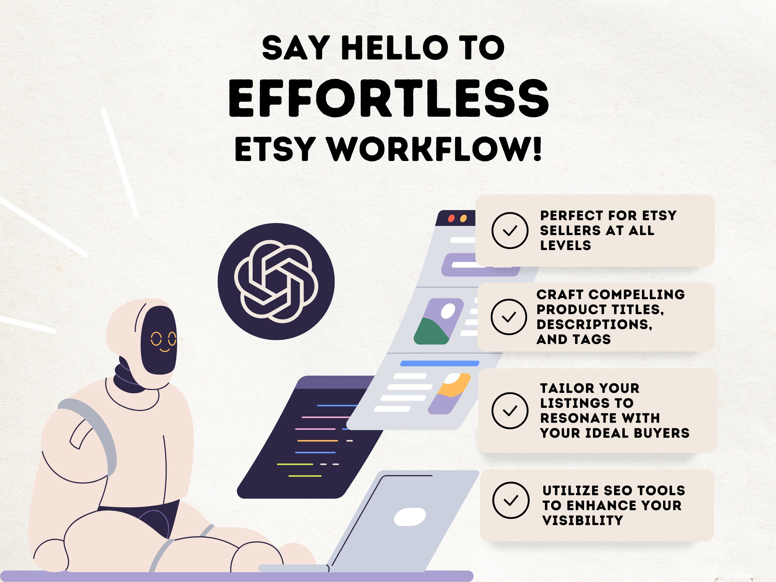 200+ Etsy Seller Power Prompts for Chatgpt | With Chatgpt Guide | Boost ...