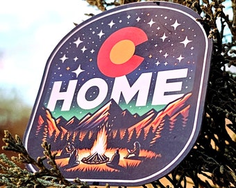 Colorado Sticker for Colorado Locals [Campfire Nights]