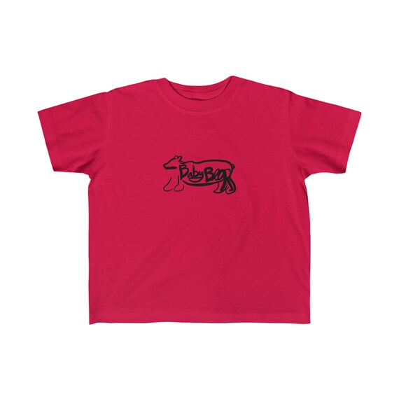 RED SHORT-SLEEVED T-SHIRT WITH AN ILLUSTRATION IN COTTON, BABY RED SHORT-SLEEVED T-SHIRT WITH AN ILLUSTRATION IN COTTON, BABY