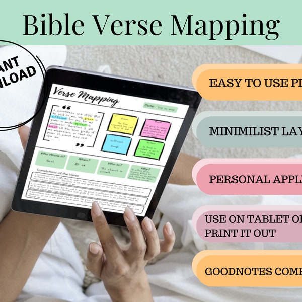 Explore Scripture with Verse Mapping: Download PDF for Bible Study, Interpretation & Reflection - A Comprehensive Resource