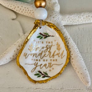 Gilded Oyster Shell Ring Dish: Coastal Decor