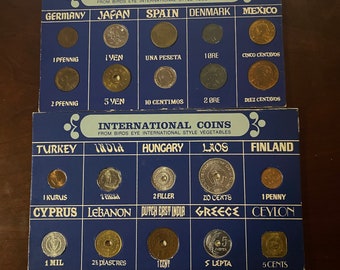 2 sets of International Coins - 60s/70s