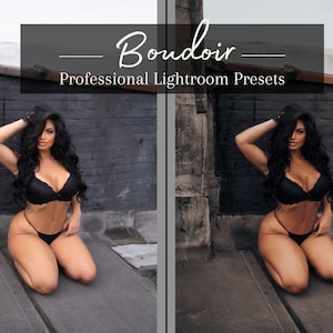 Boudoir Lightroom Presets Bundle, Moody Sexy Portrait Presets, Photo Retouching, Instagram Presets