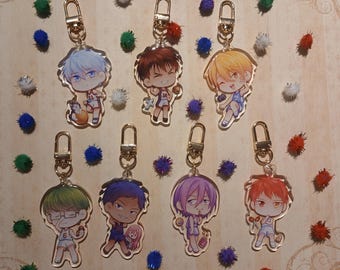 Kuroko's Basketball / Kuroko no Basuke - 2.5" double sided acrylic keychains