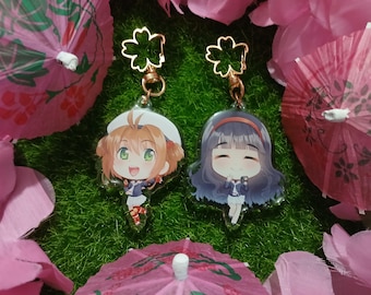 Cardcaptor Sakura - 2,5-calowe dwustronne breloki akrylowe