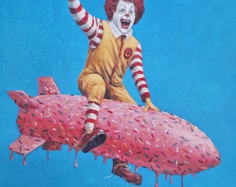 catch you on the flipside Signed Limited Edition (25) Print | Size A3 (29.7cm x 42cm) | Free Shipping | donut bomb | Tyler Tilley