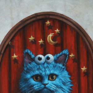My Soul Cookie Monster Kitty Instant Digital Download Defaced & Vandalized Family Portrait Digital Wall Art By Tyler Tilley image 3