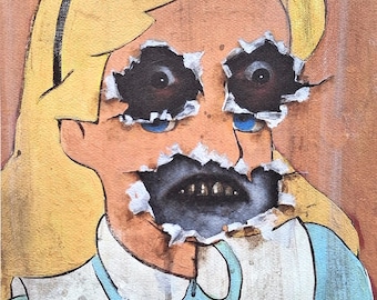 pazuzu in wonderland print | Signed Limited Edition (100) | Size A3 (29.7cm x 42cm) | Free Shipping | Tyler Tilley