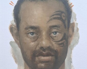 happy gilmore 3 | cat nightmares | mug shots | Original Oil Painting | Contemporary Pop Art Oil Painting by Tyler Tilley