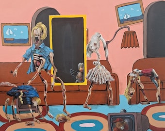 the symptoms portal 10 | series portals | original contemporary oil painting by Tyler Tilley