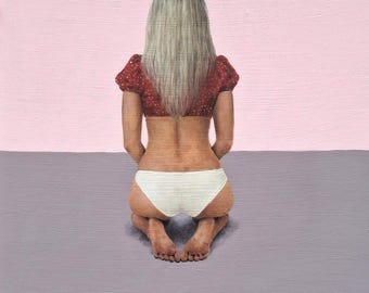 upgrade | portrait of brit | berserk Painting my imaginary Friends | Contemporary Portrait: Oil Painting
