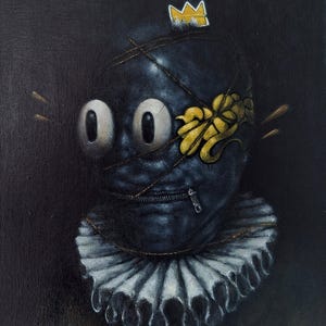 ブラウザ履歴、罪、後悔、秘密、すべての英雄のマスター、私の想像上の友達の絵、ダークシャドウシリーズ | オリジナル油絵