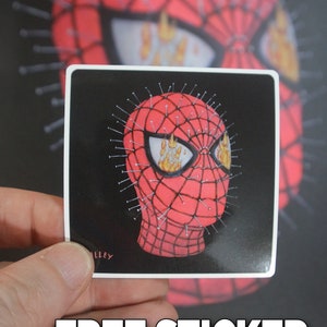 Hell Spider: Hellraiser X Spiderman Size A3 Signed Prints Multiverse Antihero Infamous print by Tyler Tilley image 6
