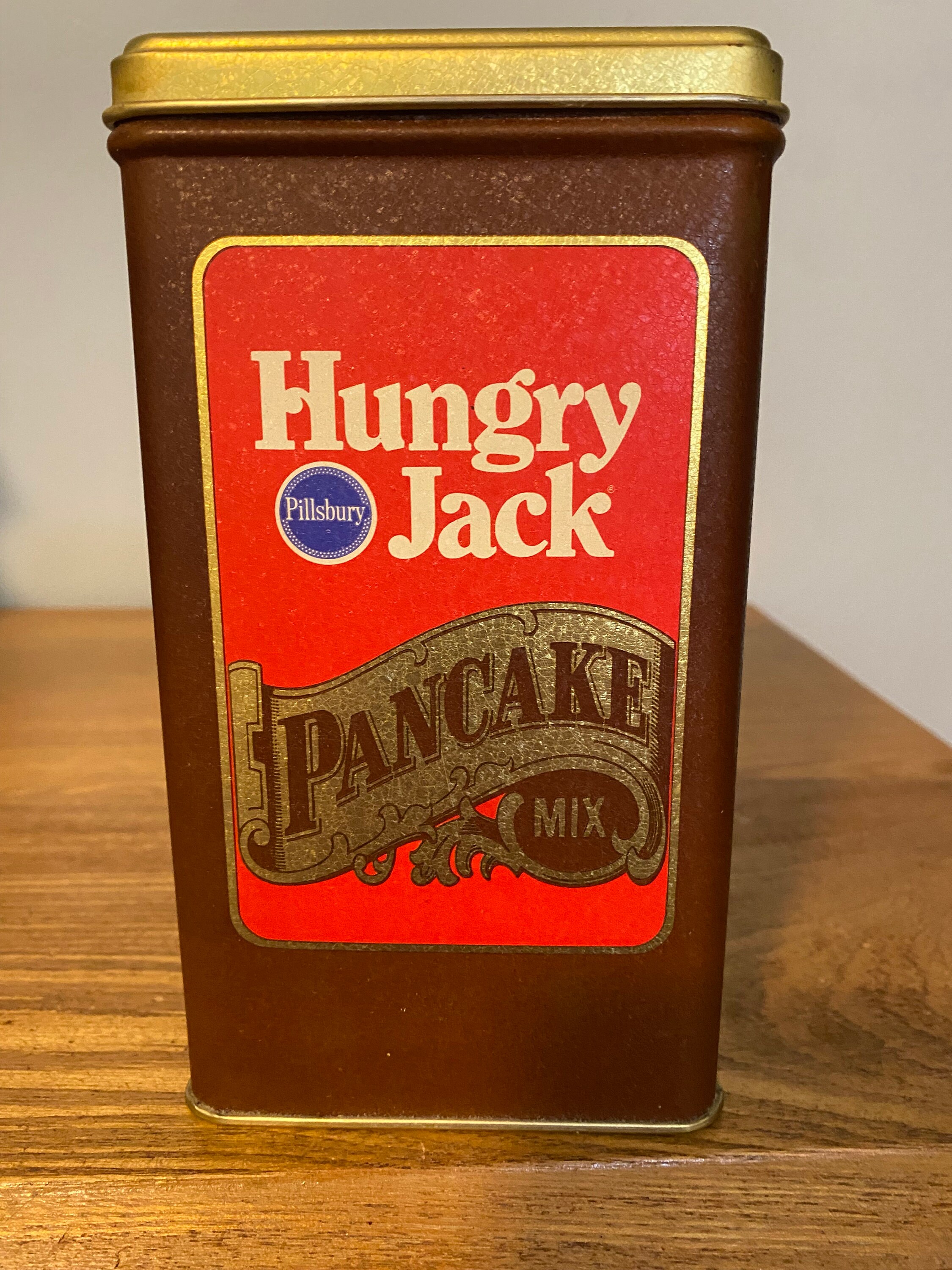 Vintage Hungry Jack Pancake Tin Etsy