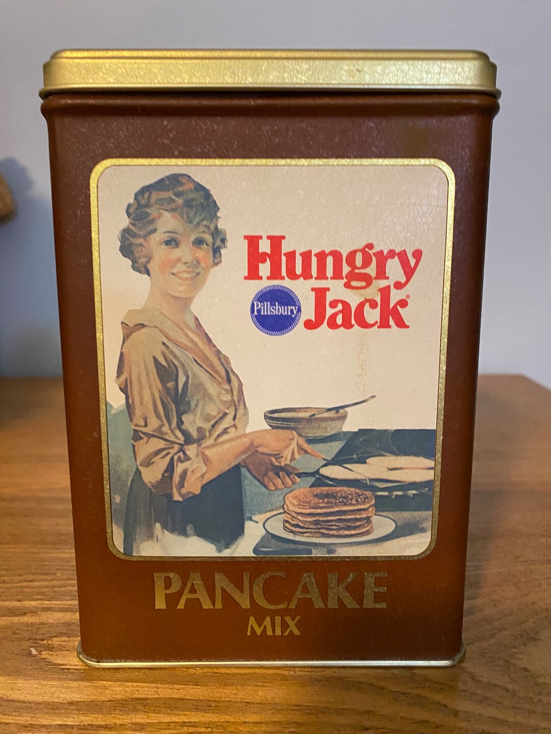 Vintage Hungry Jack Pancake Tin Etsy