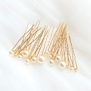 Bridal Hair Pins In Gold