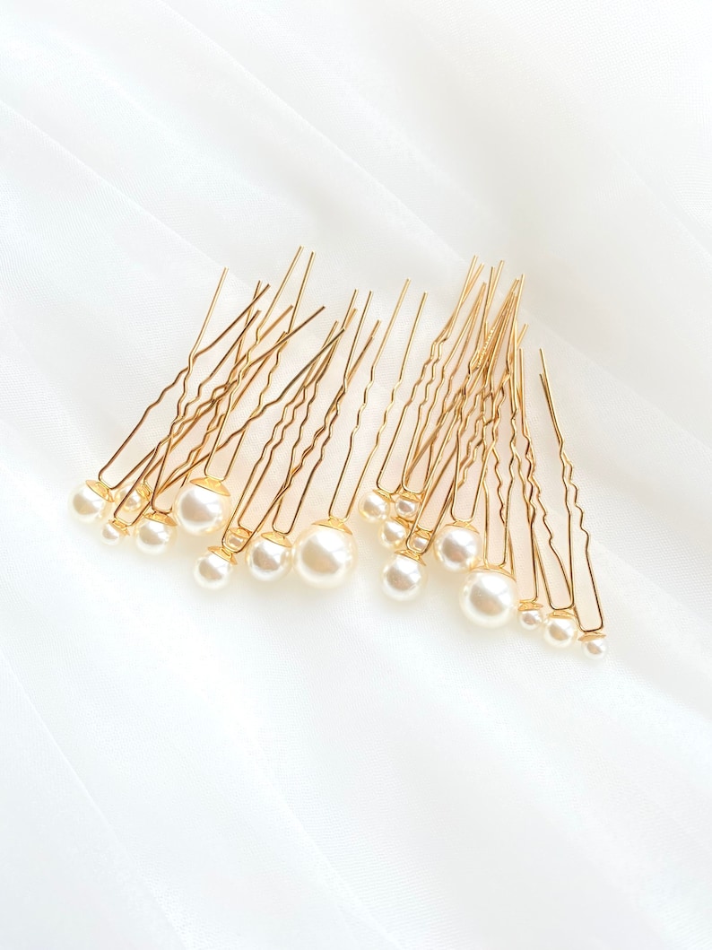 Bridal Hair Pins In Gold