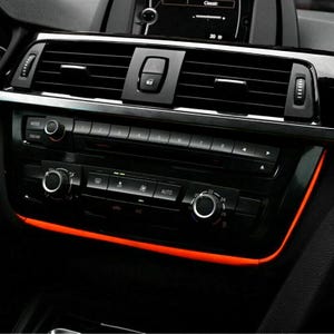 LED Ambient Lighting Radio Dashboard Black Trim - BMW F30 3 Series, F32 4 Series, F80 M3 F82 M4