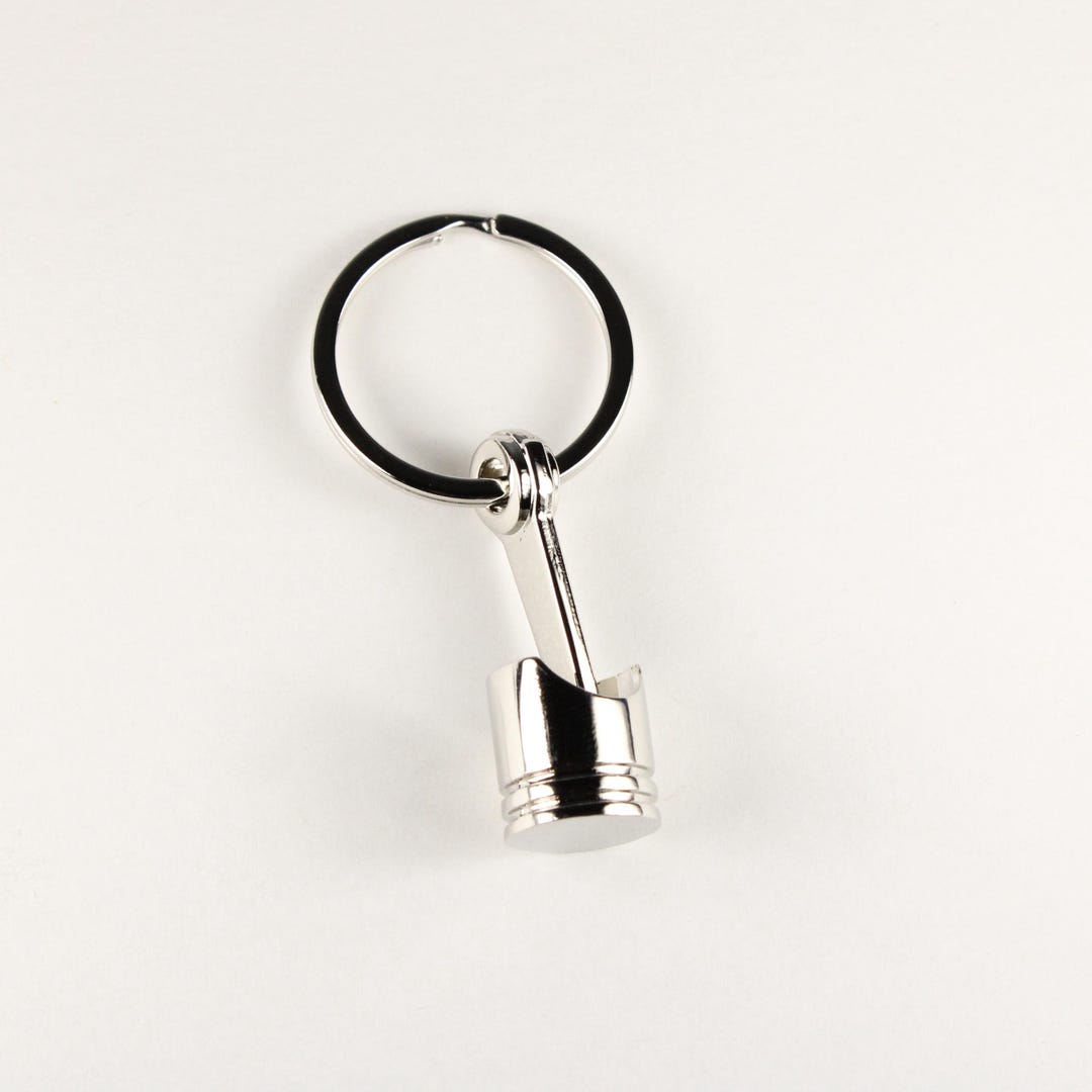 Hanging Engine Keychain Engine Piston Keychain – Miniature Car Enthusiast Gift, Metal Motor ...