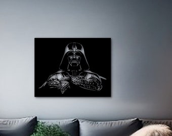 Darth Vader WallArt Decor, Metal Decor, Housewarming unique gift, Darth Vader..