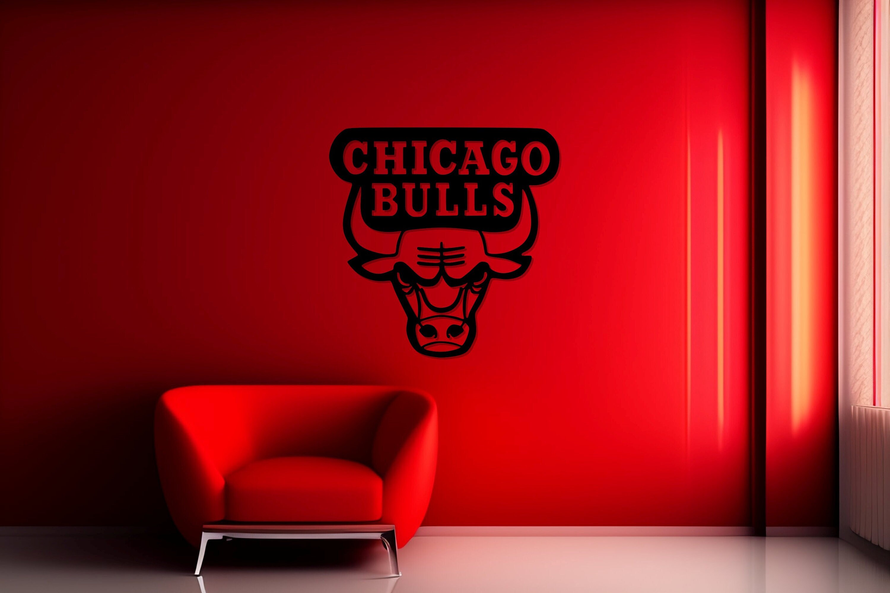 Chicago Bulls Sports Team Wall Art Decor