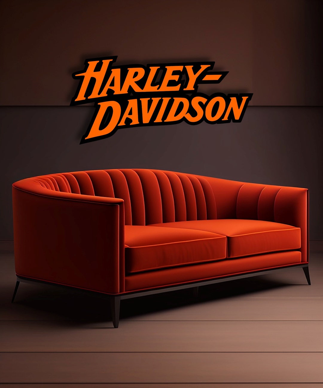 Harley Davidson Metal Wall Art Unique Housewarming Gift for Motorcycle