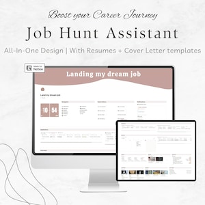 Job Search Tracker · Resume Template · Career Planner Notion Template · Job Applications Tracker · Interview Scheduler Planner Notion