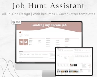 Job Search Tracker · Resume Template · Career Planner Notion Template · Job Applications Tracker · Interview Scheduler Planner Notion
