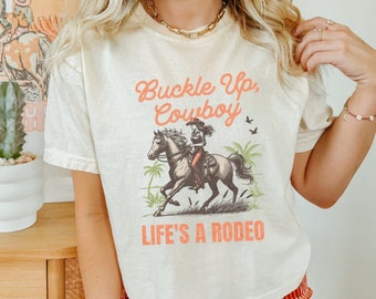 Coastal Cowgirl y2k Crop Top Shirt, Yeehaw y2k baby tee, Let's Go Girls, Beachy Shirt Coastal Granddaughter, Coastal Grandma, Comfort Colors
