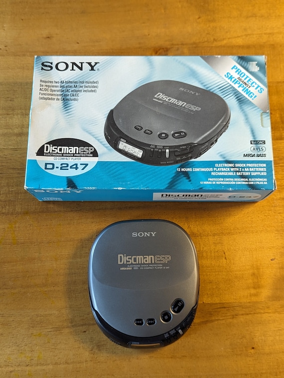 Sony MDR-201LP Discman With ESP and Mega Bass | 1bit DAC | Old New