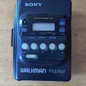 Sony WM-FX20 Cassette Player and AM/FM Radio - Vintage Analog Audio From 1991