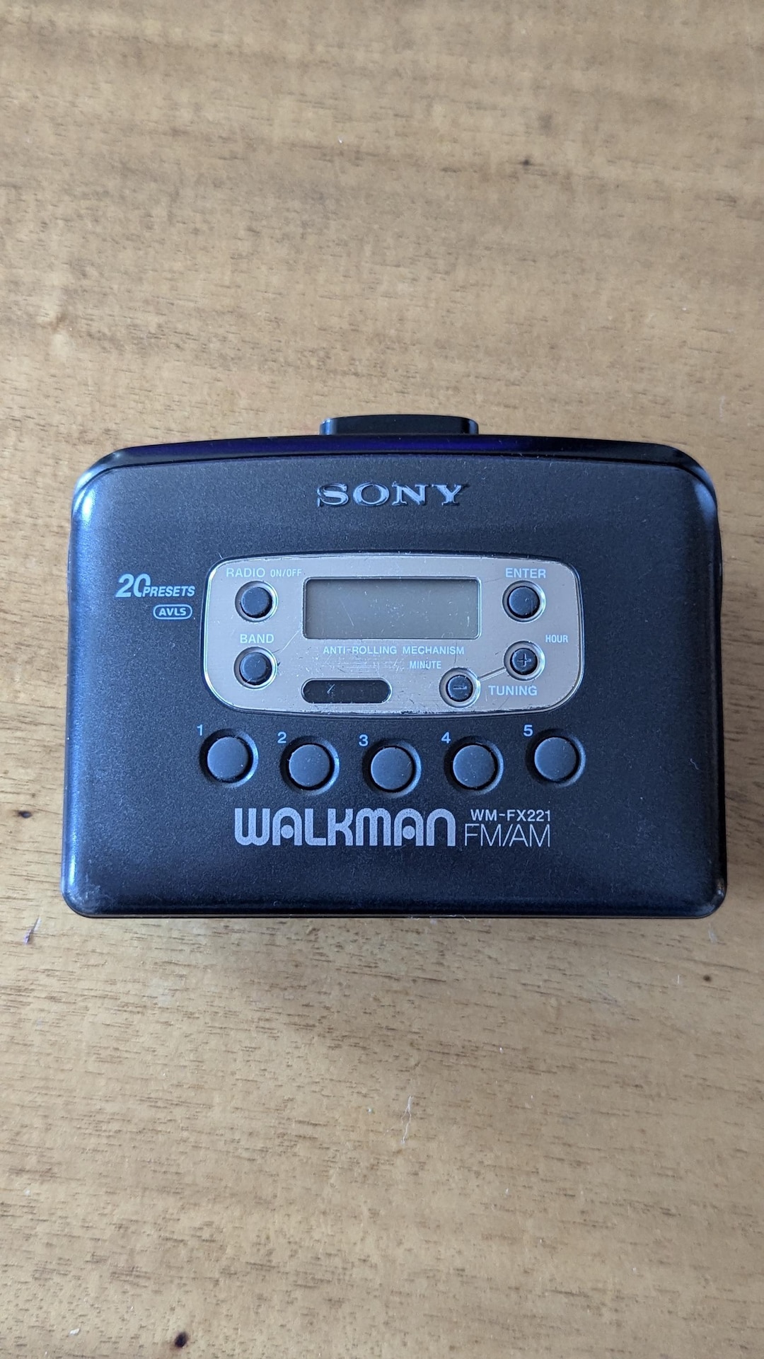 Sony Walkman WM-FX221 Vintage Cassette Player - FM/AM Radio, Anti