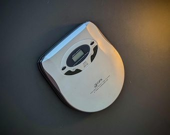 GPX C3849 Portable CD Player | Gray | Functional with Replacement Battery Cover | Tested & Working