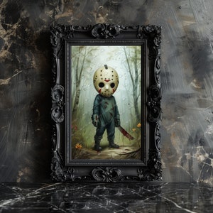 Jason Voorhees - Little Jason - Photo Art Print 11x17 - Premium Photo paper - Art Print only FREE Priority Shipping