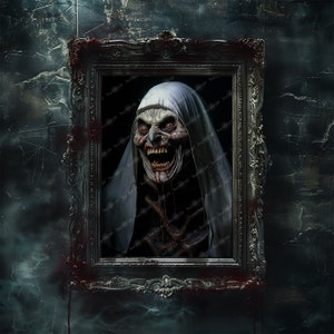 The Nun Inspired - Photo Art Print 11x17 - Premium Photo paper - Art Print only FREE Priority Shipping