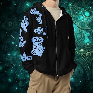 Arcane Jinx Zip Up Hoodie Jinx Hoodie Jinx Tattoo Design - Unisex zip hoodie **FREE SHIPPING**